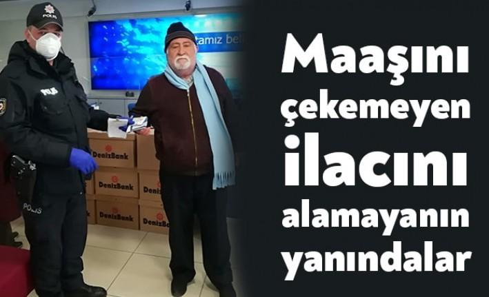 İzmit İlçe Emniyet Müdürlüğü ekipleri, 65 yaş üstü ve kronik