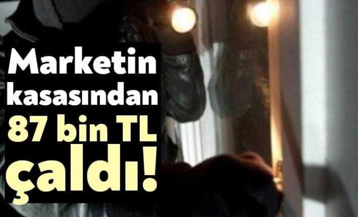 Darıca'da bir marketin kasasından 87 bin TL çalarak kayıplara karışan