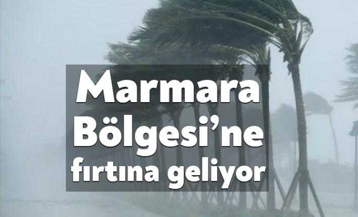 Marmara Bölgesi'nde akşam saatlerinden itibaren hızı yer yer 105