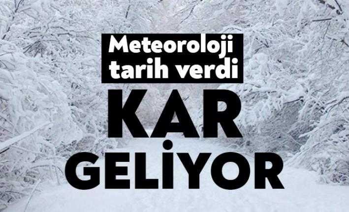 Meteoroloji Genel Müdürlüğü’nün tahminlerine göre Kocaeli’de cumartesi günü karla karışık