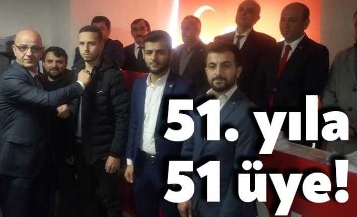 MHP İl Teşkilatı'nda bu hafta, partinin kuruluşunun 51'inci yılına özel