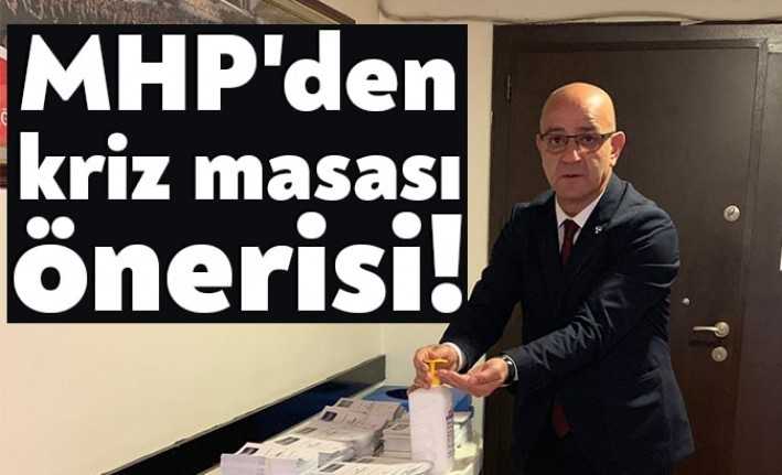 MHP Kocaeli İl Başkanlığı'nda Corona Virüsü tedbirleri arttırıldı. Bina girişine
