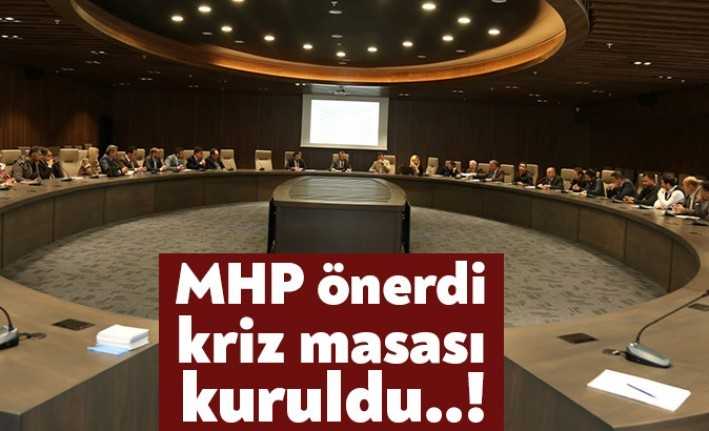 MHP İl Başkanı Aydın Ünlü’nün önerisi sonrasında Corona Virüsü kriz