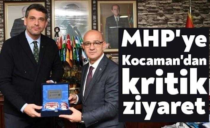 Kartepe Belediye Başkanı Mustafa Kocaman, MHP İl Başkanı Aydın Ünlü’ye