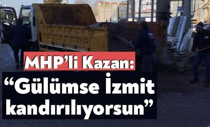 MHP İzmit Belediye Meclis Üyesi İlker Kazan, mahalleleri gezerken gördüğü