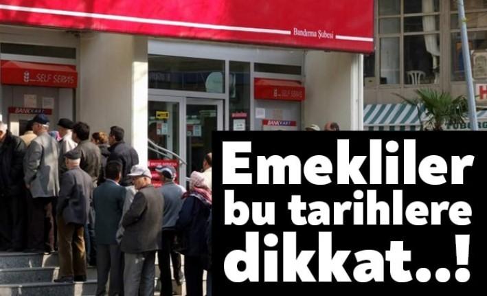 Emeklilerin biner liralık Ramazan Bayramı ikramiyesinin erkene alınarak 7-11 Nisan