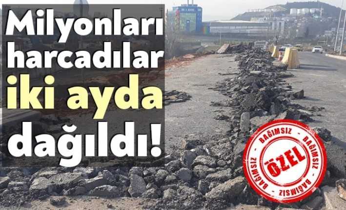 Belediye tarafından yeni yaptırılan çalışmaların daha iki ay önce bittiği