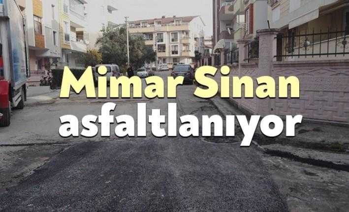Körfez Belediyesi, Mimar Sinan Mahallesi'nde belediye ekipleri tarafından asfaltlandı
