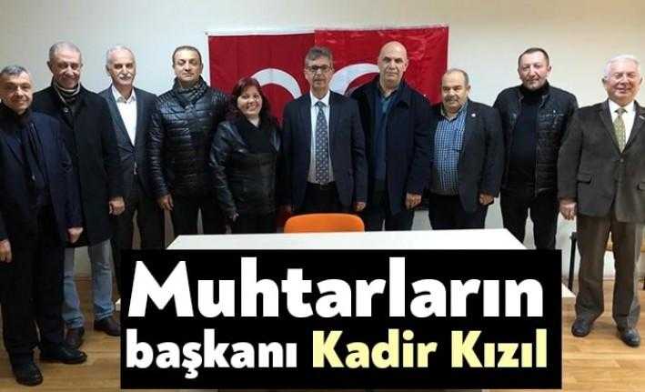Veliahmet Mahalle Muhtarı Kadir Kızıl ve Balören Mahalle Muhtarı Ahmet