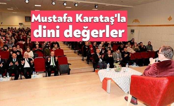 Prof. Dr. Mustafa Karataş, Körfez Barbaros İmam Hatip Ortaokulu öğrencileriyle