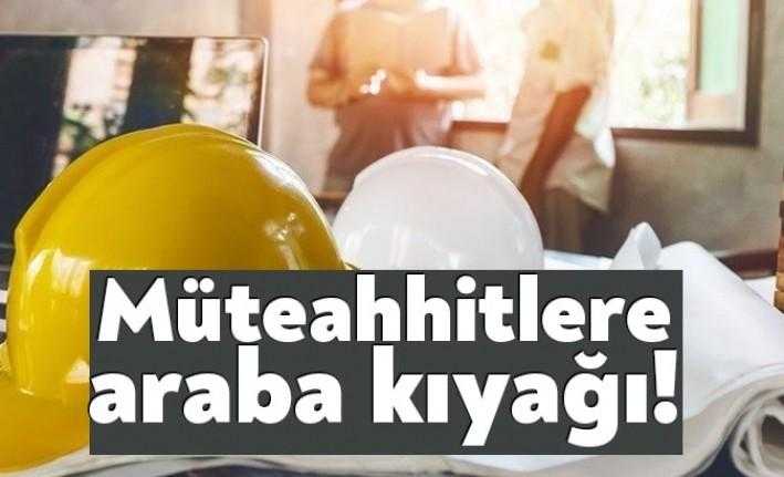 Kocaeli Büyükşehir Belediyesi müteahhitlere araba kıyağı yaptı. Yapı denetim görevlisi
