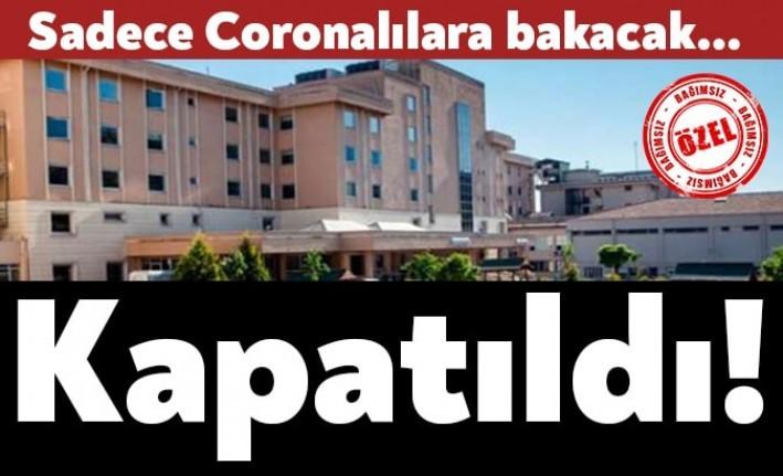 İzmit Seka Devlet Hastanesi normal hastalara kapatıldı. Hastane bundan sonra