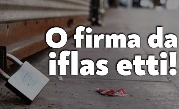 Yurtta yaşanan ekonomik krize dayanamayan bir Kocaelili firma daha iflas