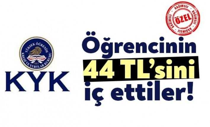 KYK yurdunda yedeklerde olan bir öğrenci kaydını iptal etti. Öğrencinin