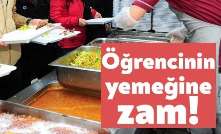 Üniversitelerde öğrencilerin yemek fiyatlarına zam yapıldı. Zam yapan üniversitelerden biri