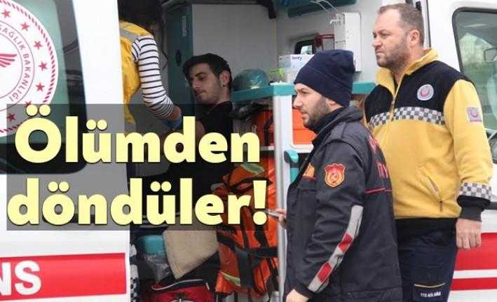 D-100 karayolu İzmit mevkiinde üç araç çarpıştı. Araçlarda bulunan üç