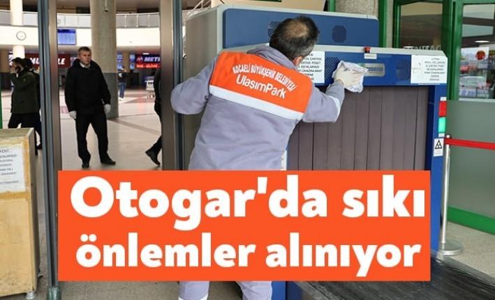 Kocaeli Büyükşehir Belediyesi, Kocaeli Şehirlerarası Otobüs Terminali'nde hijyen için