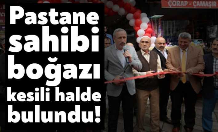 Derince Uğur Pastaneleri’nin sahibi İsmail Uzun (75), evinde boğazı kesili