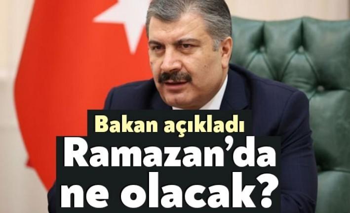 Sağlık Bakanı Fahrettin Koca, Ramazan Bayramı’na kadar süreçle ilgili değerlendirmelerini