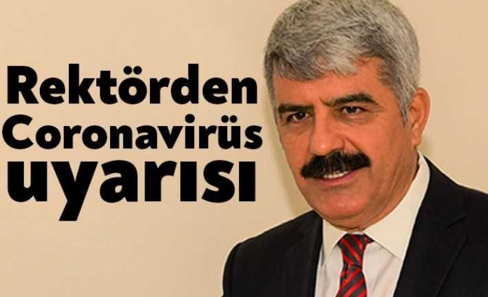 Kocaeli Üniversitesi Rektörü Prof. Dr. Sadettin Hülagü, cornavirüsün Türkiye'ye gelmesinin