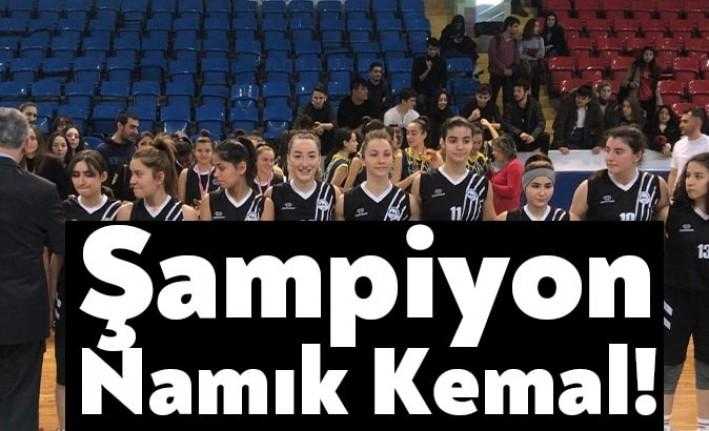 Kocaeli kız öğrenciler arası basketbol şampiyonu Namık Kemal Lisesi oldu.