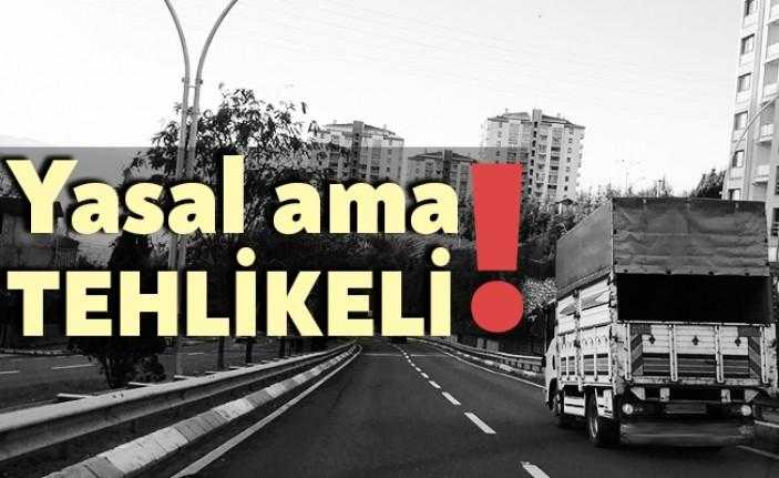 İzmit kent merkezinde yer alan Santral Yokuşu’nu kamyonların kullanımı yasak