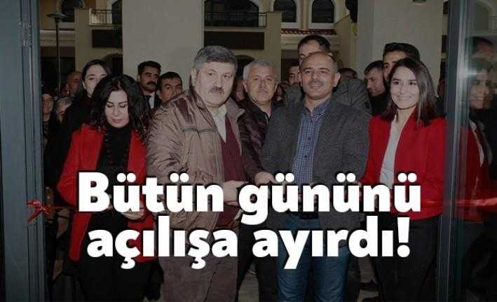 Körfez’de önceki gün açılış yoğunluğu vardı. Başkan Şener Söğüt peşi