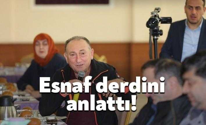Körfez Güney Mahallesi esnafıyla buluşan Körfez Belediye Başkanı Şener Söğüt