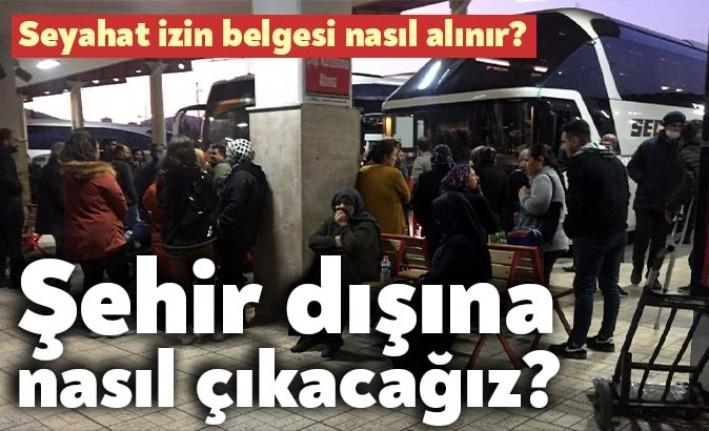 Corona virüsü sebebiyle şehirler arası otobüs taşımacılığına sınırlar getirildi. Buna