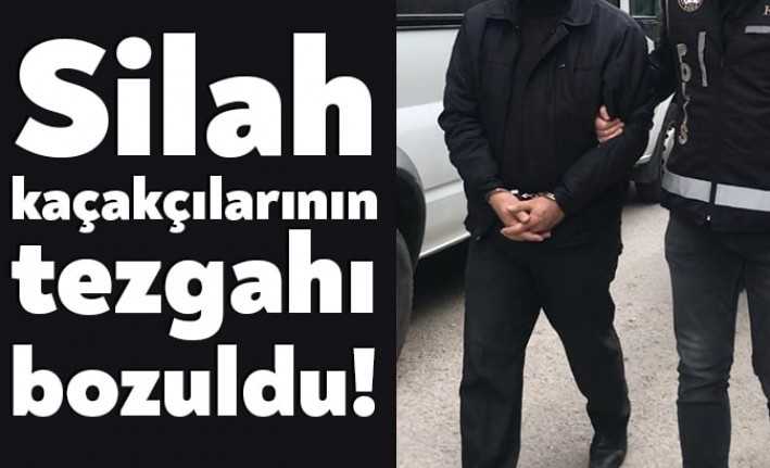 Kocaeli merkezli 5 ilde silah kaçakçılarına yönelik operasyon düzenlendi. Yakalanan