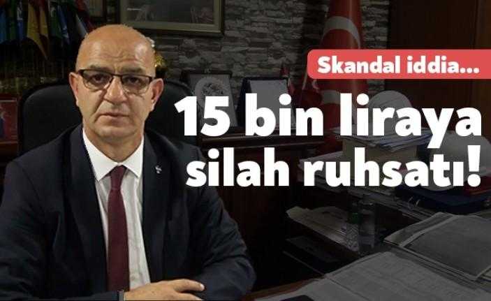 Kocaeli’de oteline ruhsat aldırmak için MHP İl Başkanı Aydın Ünlü’ye
