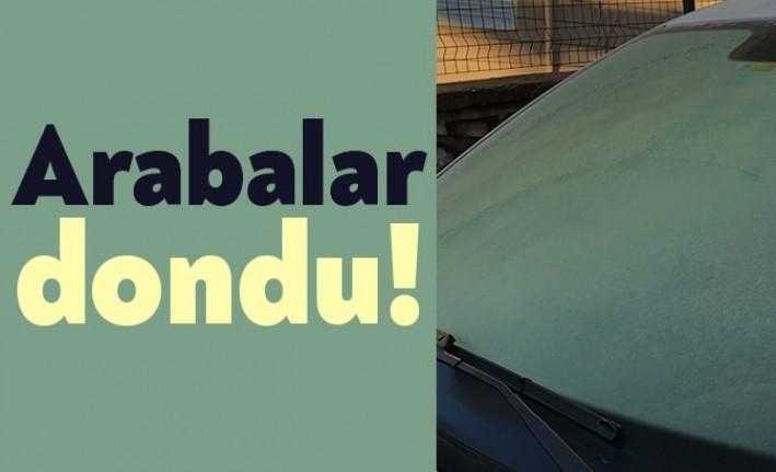 İzmit kent merkezinde dün gece hava sıcaklığı bir hayli düştü.