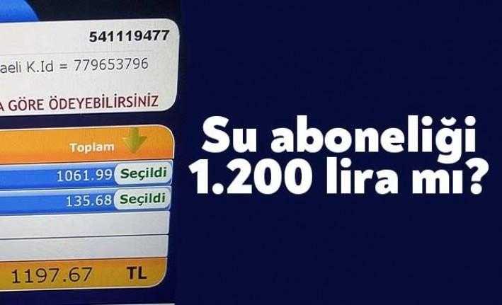 Su aboneliği açtırmak için İSU’yla iletişime geçen vatandaşlar şok yaşadı.