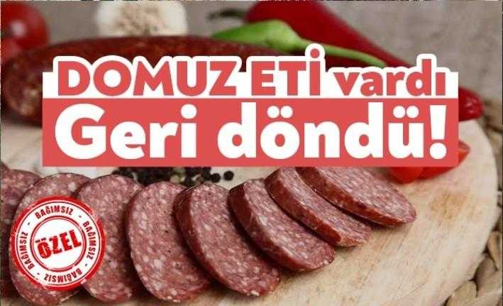 Sucuklarında domuz eti vardı Geri döndü! Bağımsız Kocaeli