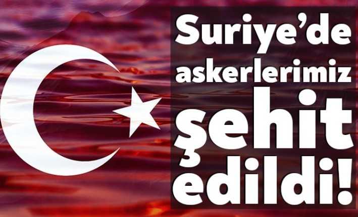 Suriye'de rejim güçlerinin saldırısı sonucu askerlerimiz şehit oldu. Hatay Valisi