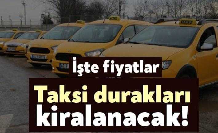 Kocaeli Büyükşehir Belediyesi’ne ait dokuz adet taksi durağı yeri 5