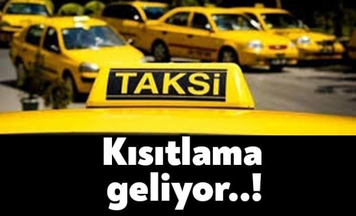 İstanbul, Ankara ve İzmir'de ticari taksilere plakaya göre kısıtlamaya gidilecek...