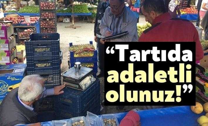 İzmit Belediyesi Ruhsat ve Denetim Müdürlüğü'nün sürdürdüğü ölçü ve tartı