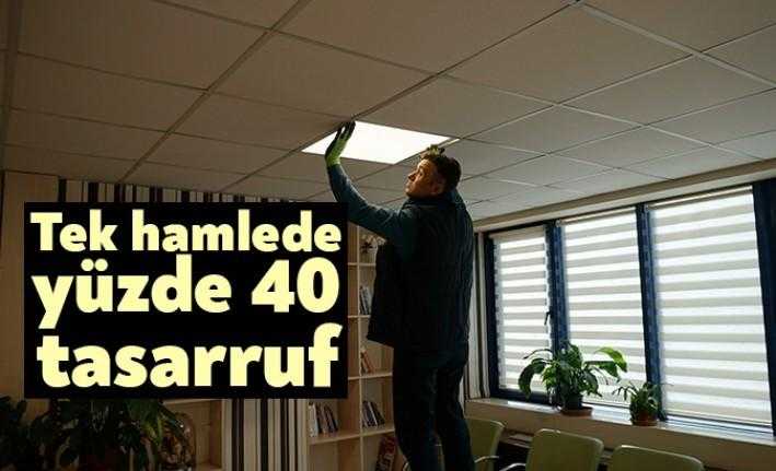 İzmit Belediyesi, Enerji Tasarrufu Haftası'na tasarrufla girdi. Tüm ışıklandırma yeniliğiyle