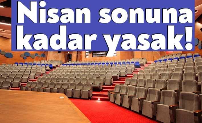 Resmi Gazete'de açık veya kapalı alanlarda düzenlenecek her türlü toplantı