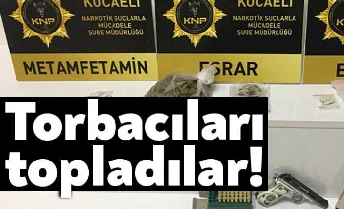 Kocaeli’de sokak satıcılarına yönelik düzenlenen narkotik operasyonun 7 torbacı yakalandı.