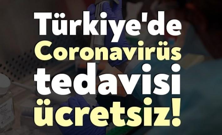 Resmi Gazete'de Koronavirüsü'ne (Covid-19) yakalanan tüm vatandaşların tedavileri ücretsiz yapılacağı