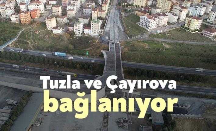 İstanbul Tuzla ve Çayırova'yı bağlayacak olan bağlantı yolu projesinde köprülerde