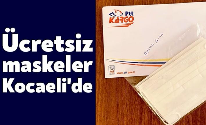 Cumhurbaşkanı Recep Tayyip Erdoğan'ın açıkladığı ücretsiz maske dağıtımı başladı. Kocaeli'de