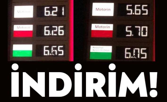 Benzinin fiyatı 60, motorinin fiyatı 56 kuruş düştü. Bazı vatandaşlar