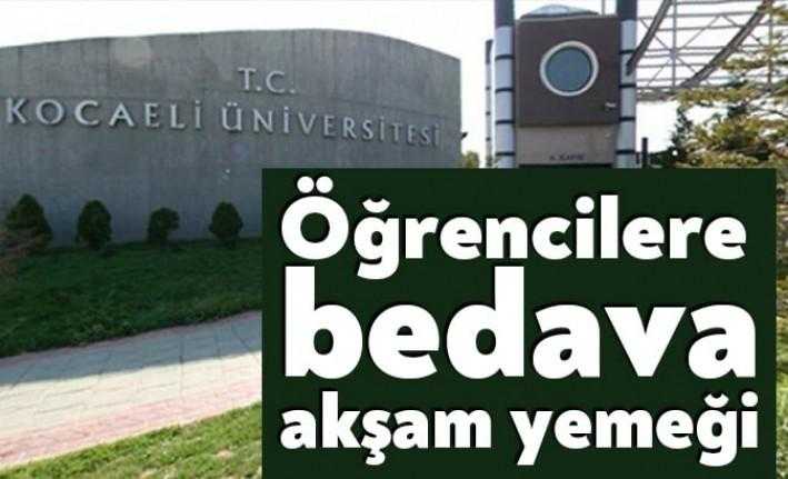 İzmit Belediyesi, KOÜ'lü öğrenciler için bedava akşam yemeği dağıtma kararı