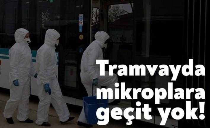 Kocaeli’nin tek tramvay hattı olan Akçaray her gün virüs ve