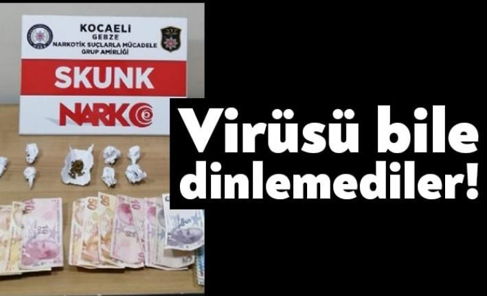 İl Emniyet Müdürlüğü’nün Kocaeli’de yaptığı uygulamalarda yüklü miktarda uyuşturucu madde