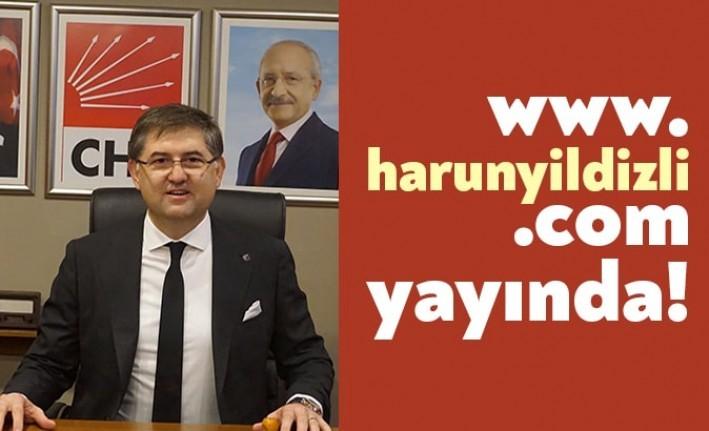 CHP İl Başkanı Özgür Harun Yıldızlı'ya özel bir internet sitesi