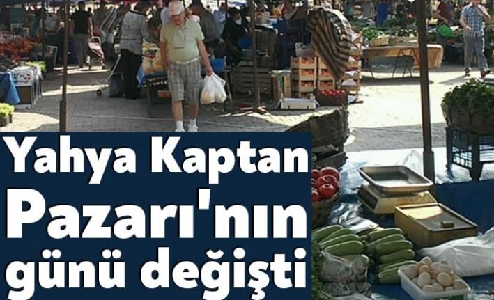 Yahya Kaptan Mahallesi’nde pazar günleri kurulan halk pazarı, hafta sonu